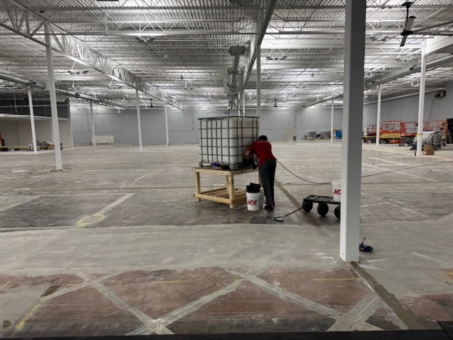 Floor prep before glue