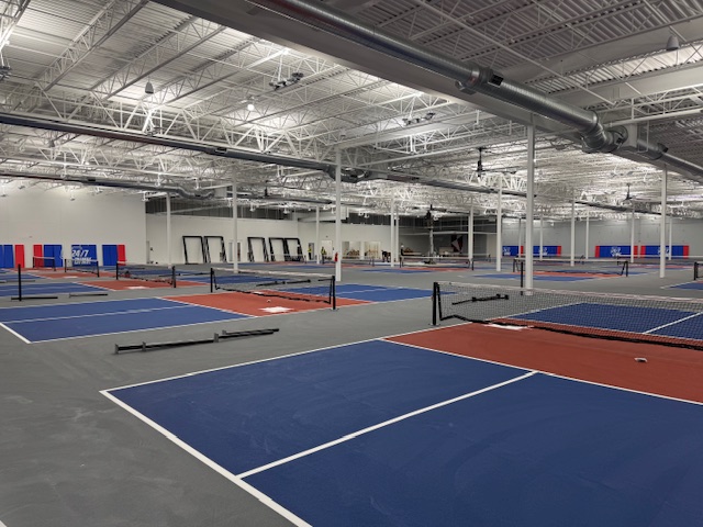 Pickleball courts ready to play,