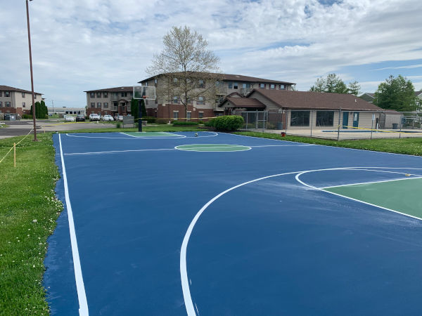 New basketball court for a n HOA