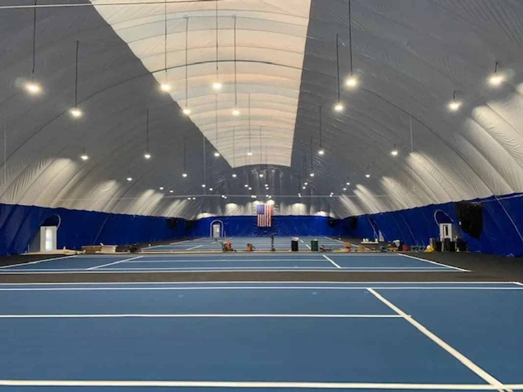 Indoor tennis courts