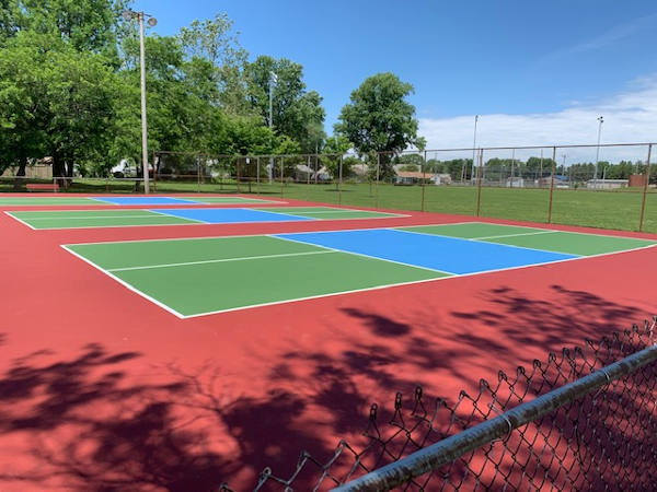 Two new pickleball courts