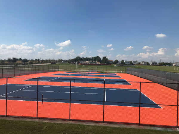 3 new tennis courts at a public park